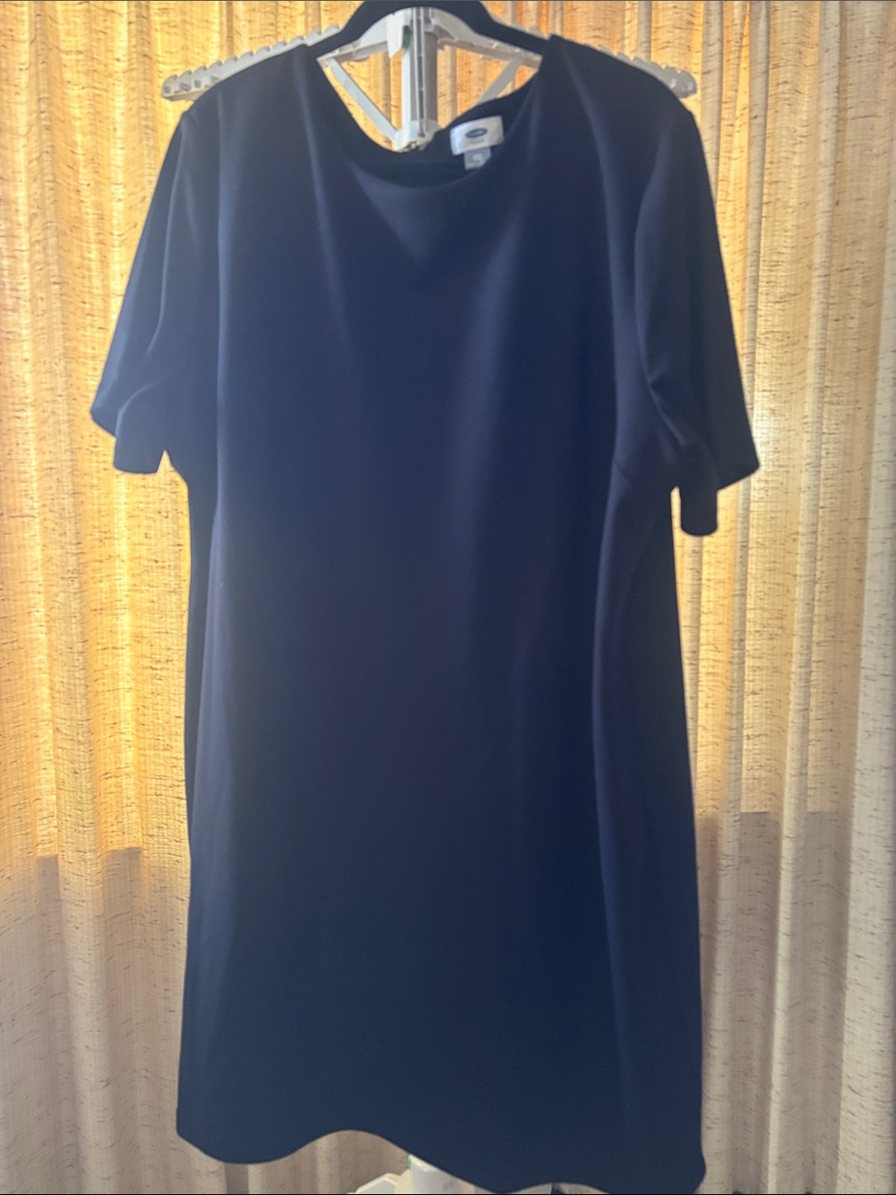 Old Navy Black Short Sleeve Shift Dress